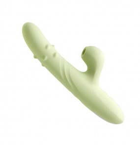 Ankni - Rotating Thrust Suction Vibrator Wand (Chargeable - Green)